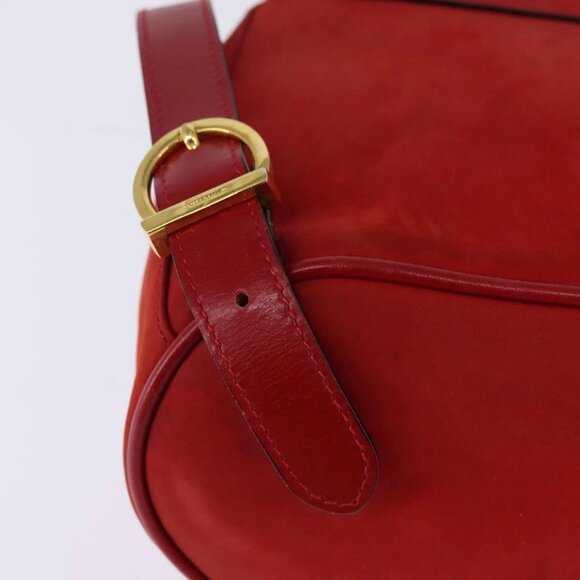 Salvatore Ferragamo Vala Backpack Leather Red Gold Auth 145505 main image 9